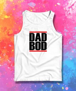 Dad Bod Run DMC Inspired White Tank Top