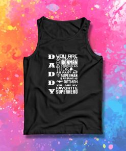 Daddy My superhero Tank Top