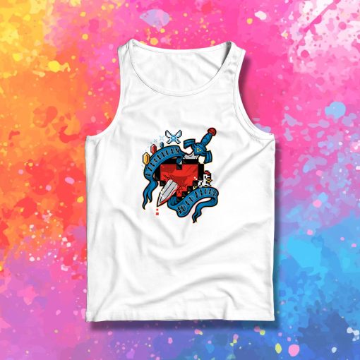 Dangerous Alone Tattoo Tank Top