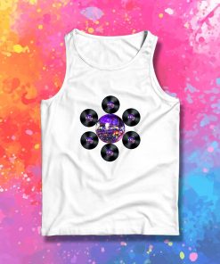 Disco Record Flower Tank Top