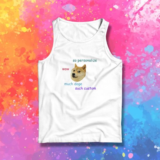 Doge Personalized Tank Top