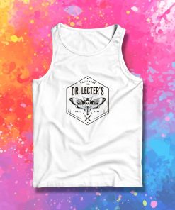 Dr. Lecters Deaths Head Moth Horror Light Tank Top