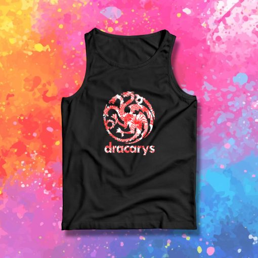 Dracarys Flower Tank Top