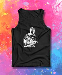 Ed Sheeran Drawing White Tank Top