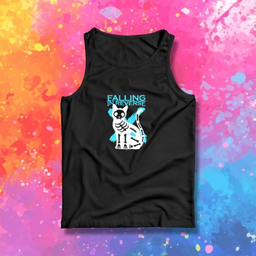 Falling In Reverse Skeleton Cat Tank Top