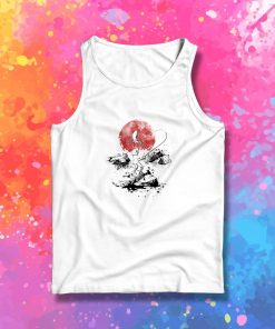 Fisherman red sun Tank Top