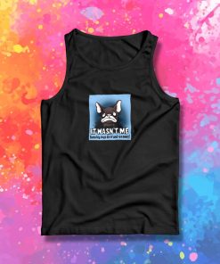 French Bulldog Cartoon Some Big Dogs Did It and Ran Away Tank Top