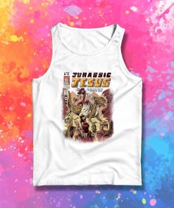 Funny Jurassic Jesus Tank Top