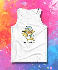 Funny Pikarick Parody Rick and Morty Tank Top