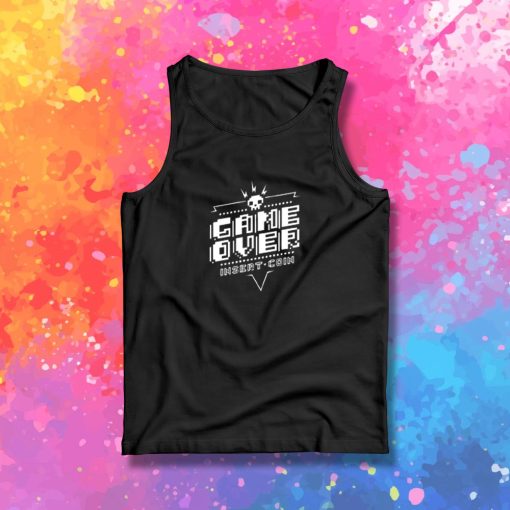 Game Over White Tank Top