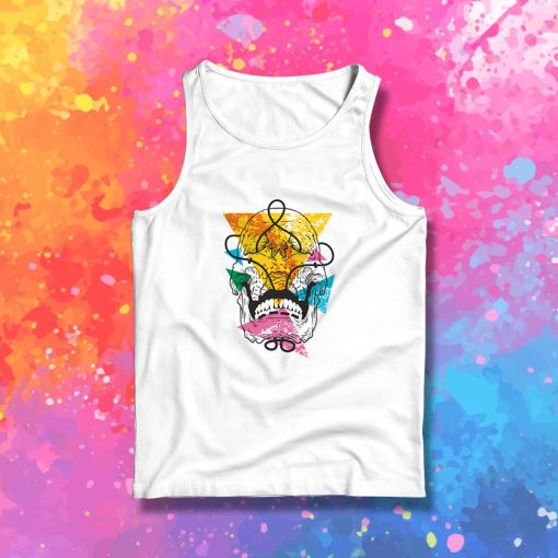 Geometry Skull Tank Top