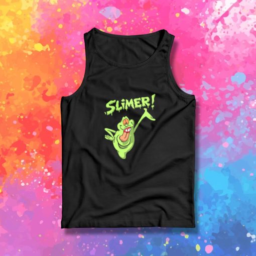 Ghostbusters Slimer Hungry Vintage Tank Top