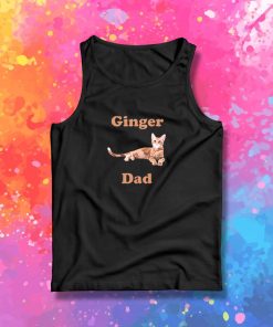 Ginger Cat Dad Tank Top