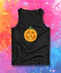 Glowing Happy Jack O Lantern Tank Top