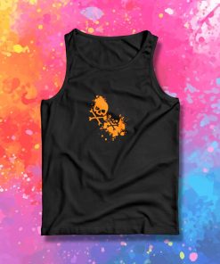 Graffiti Skulls Tank Top