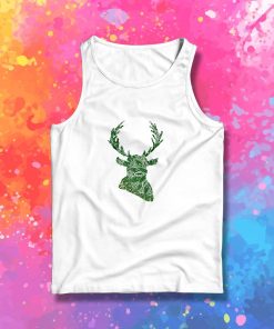 Green Mandala Deer Tank Top