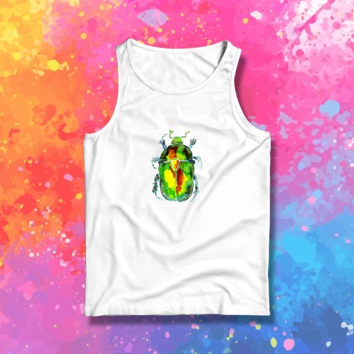 Green Rose Chafer Tank Top