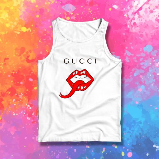 Gucci Mouth Lips Tank Top