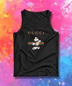 Gucci Stripe Mickey Mouse Stay Stylish Tank Top