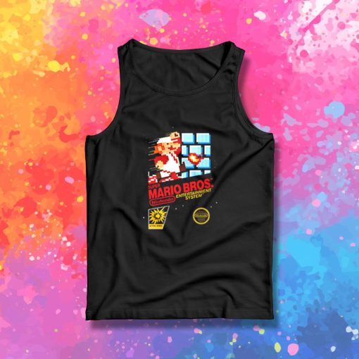 Retro Super Mario Brothers Nintendo Game Cover Tank Top