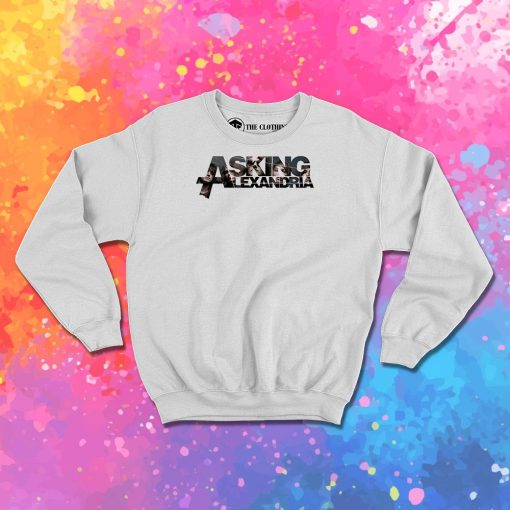 asking alexandria art fun Sweatshirt