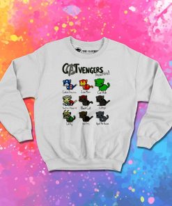 cat vengers assemble hero black Sweatshirt