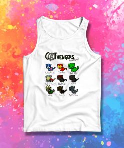 cat vengers assemble hero black Tank Top