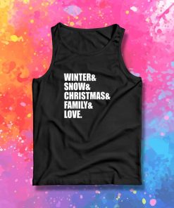 family love christmas Tank Top