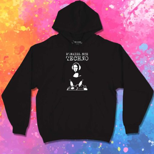 Mona Lisa DJ Renaissance Techno Hoodie