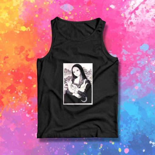 Mona Lisa Junji Ito Anime Tank Top