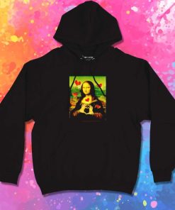 Mona Lisa Loves Heart Hoodie