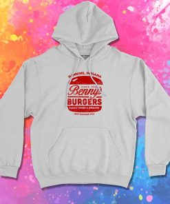 Vintage Stranger Things Benny's Burgers Hoodie