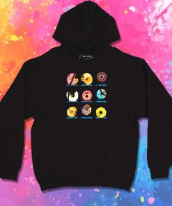 Donuts Type Yoga Hoodie