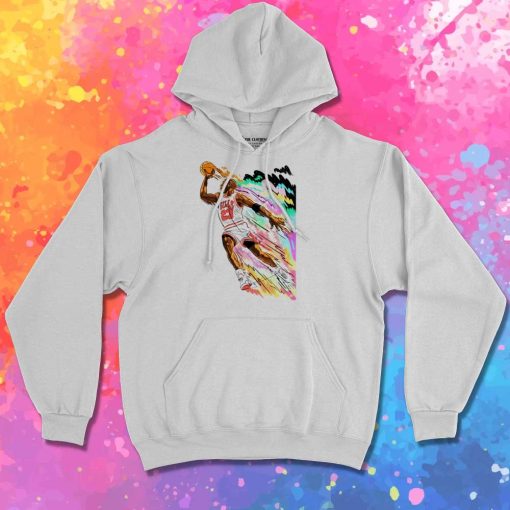 Fly Like Michael Jordan Watercolor Hoodie