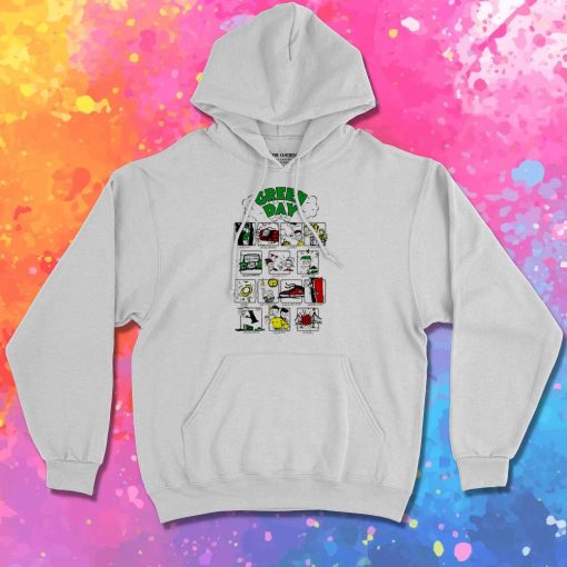 Green Day Dookie Strip Comic Hoodie