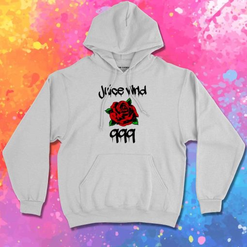 Juice Wrld 999 Red Rose Hoodie