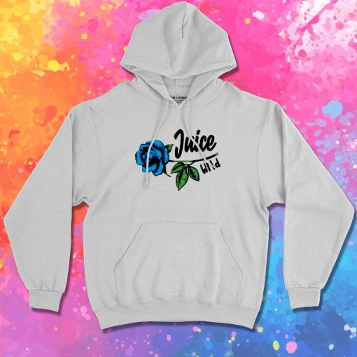 Juice Wrld Blue Rose Hoodie