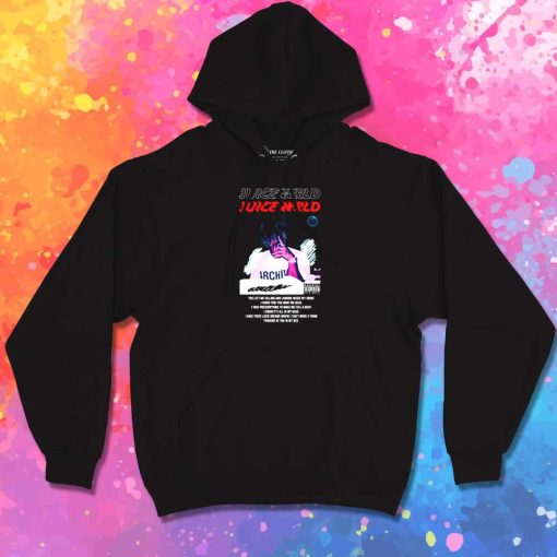 Juice Wrld Glitch Poster Hoodie