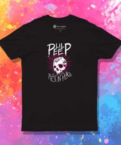 Lil Peep Rest In Peace Skull T-Shirt