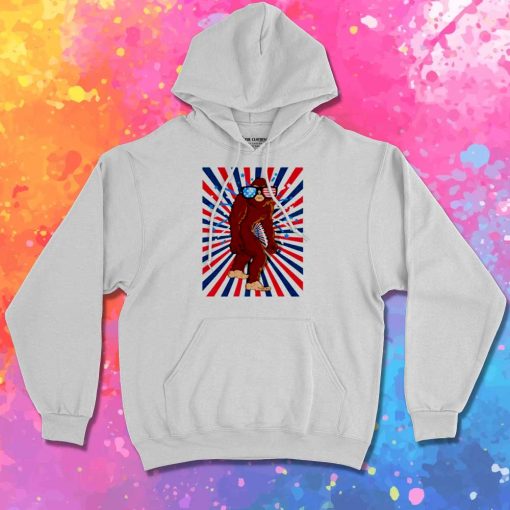 Bigfoot Independence Day Fireworks Hoodie