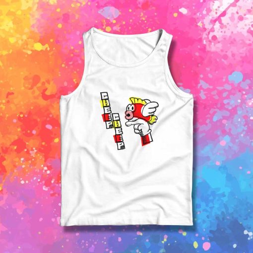 Chirp Chirp Flying Fish Super Mario Tank Top