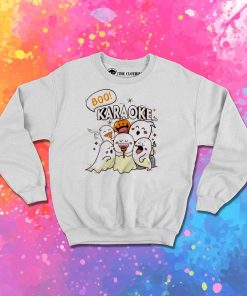 Ghost Boo Karaoke Sweatshirt