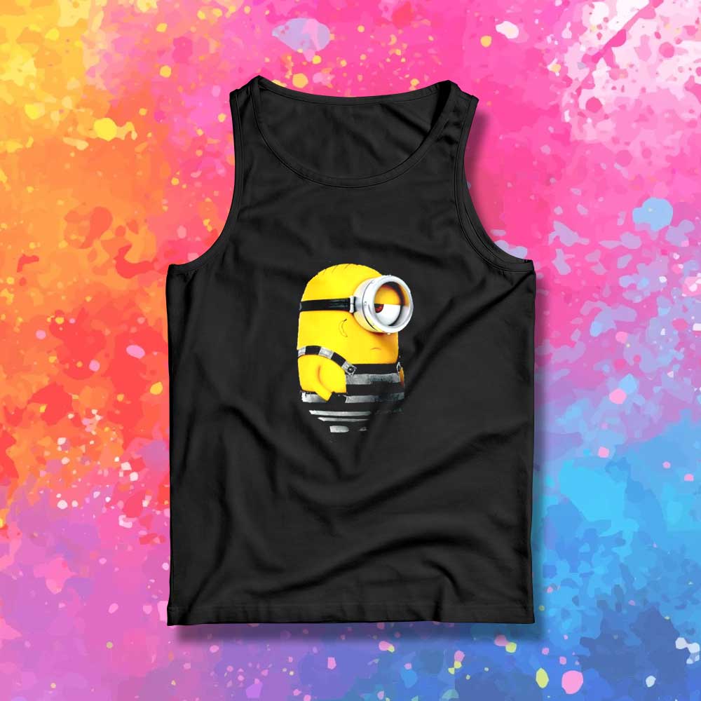 Best Minions The Banana Prisoner Tank Top Custom Design at Theclothings.com