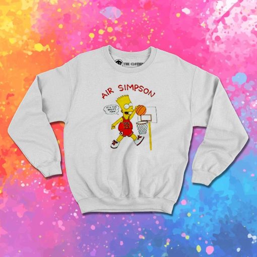 Air Simpson Jordan Sweatshirt