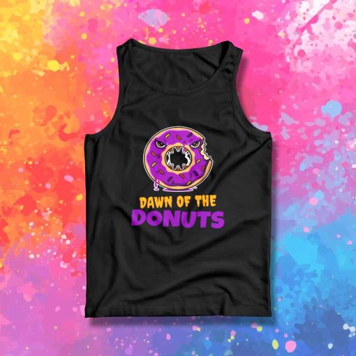 Dawn Of The Donuts Zombie Tank Top