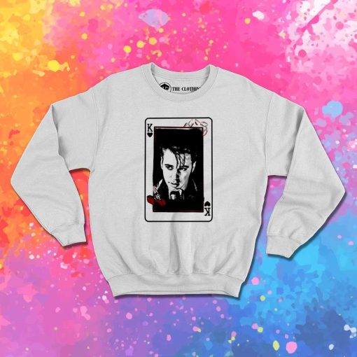 Elvis Presley King Card Sweatshirt