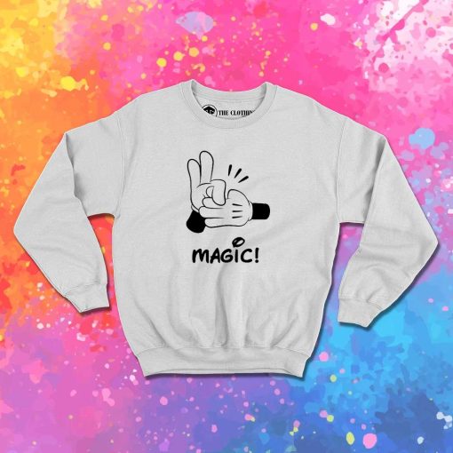 Mickey Mouse Hand Magic Trick Sweatshirt