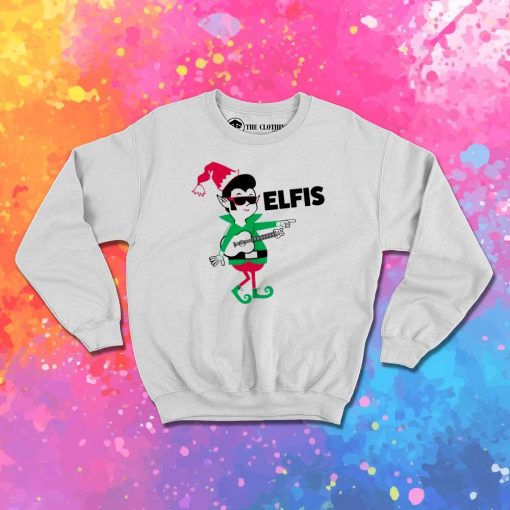 Santa Elfis Presley Sweatshirt