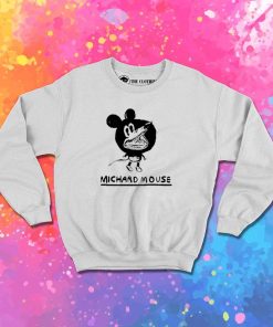 Scary Michard Mouse Black And White Sweatshirt