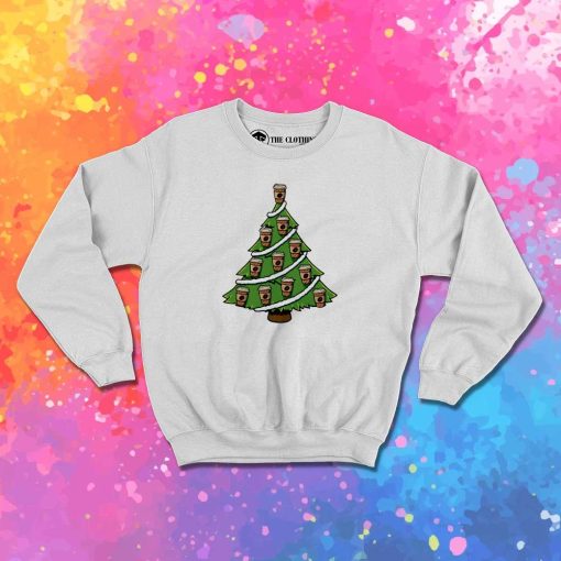 Take Away Coffee Christmas Tree Sweatshirt